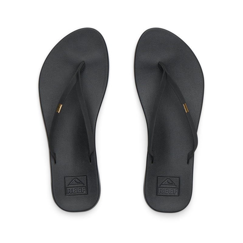 Reef Cushion Slim Womens Flip Flop, Super Lightweight, Ultra Soft Cushion Footbed, Black, 7 - Image 4